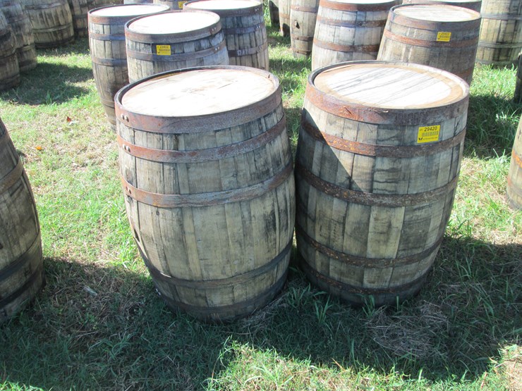 #29420-•-lot-of-(2)-whiskey-barrels-image-2
