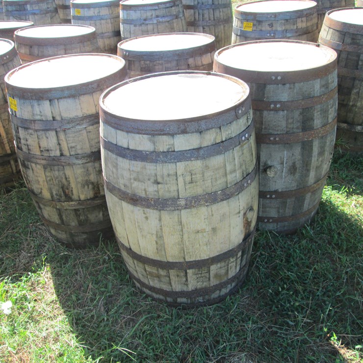 #29417 • Lot of (4) Whiskey Barrels