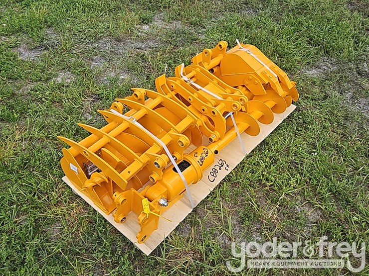 unused-2025-giyi-attachment-set-to-suit-mini-excavator-(8-of)-rake,-ripper,-grabber,-12”-auger,-16”-auger,-8”-narrow-bucket,-24”-bucket,-32”-bucket-to-suit-mini-excavator-image-4
