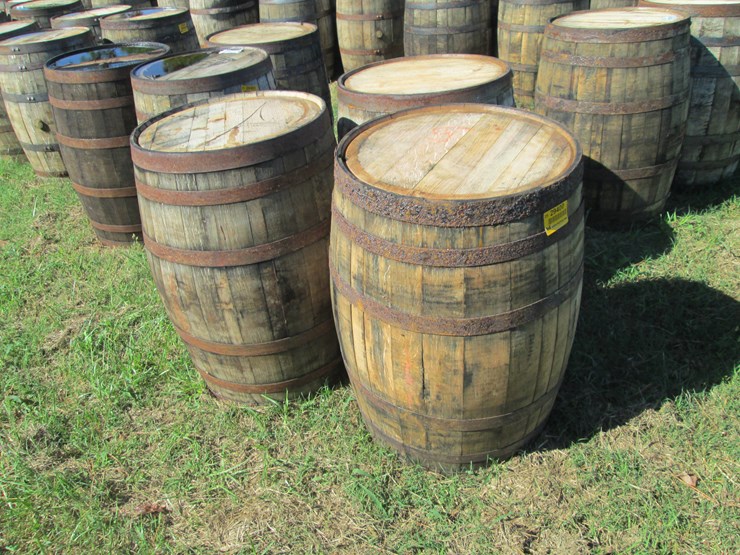 #29400-•-lot-of-(3)-whiskey-barrels-image-2