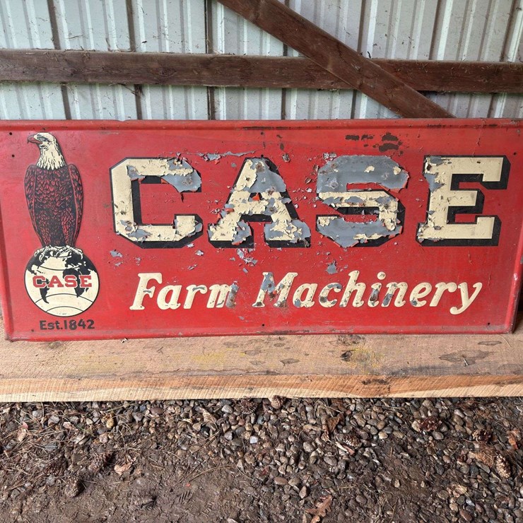 Case Farm Machinery Sign