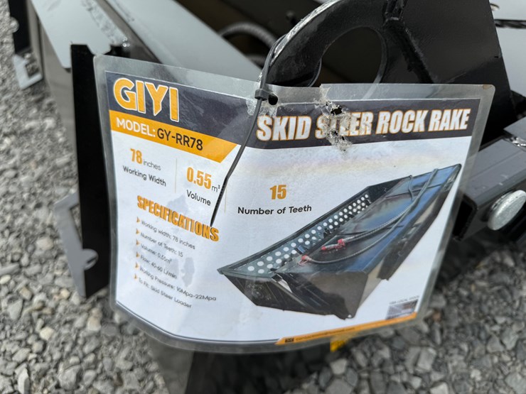 #2046-•-unused-giyi-gy-rr78-78"-skid-steer-rock-rake-yspz250726-inv#-26396-image-6