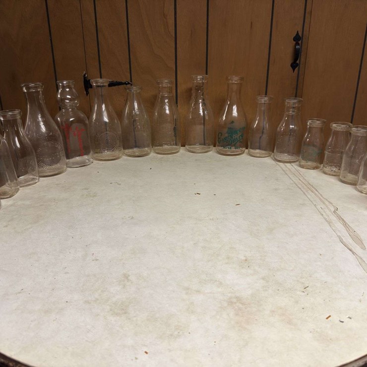 (18) Dairy Bottles