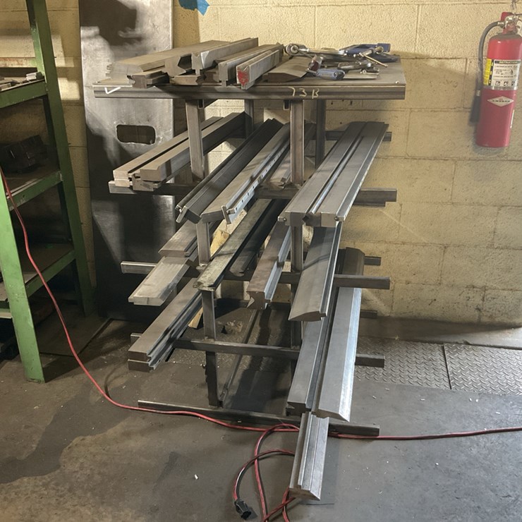 #104 • Metal Rack With Press Dies