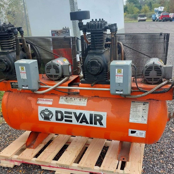 DEVAIR Duplex Air Compressor Unit & Air Dryer