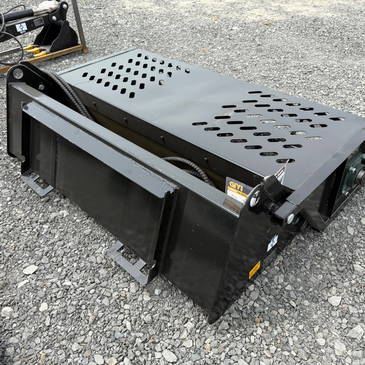#2046 • Unused GIYI GY-RR78 78" Skid Steer Rock Rake YSPZ250726 INV# 26396