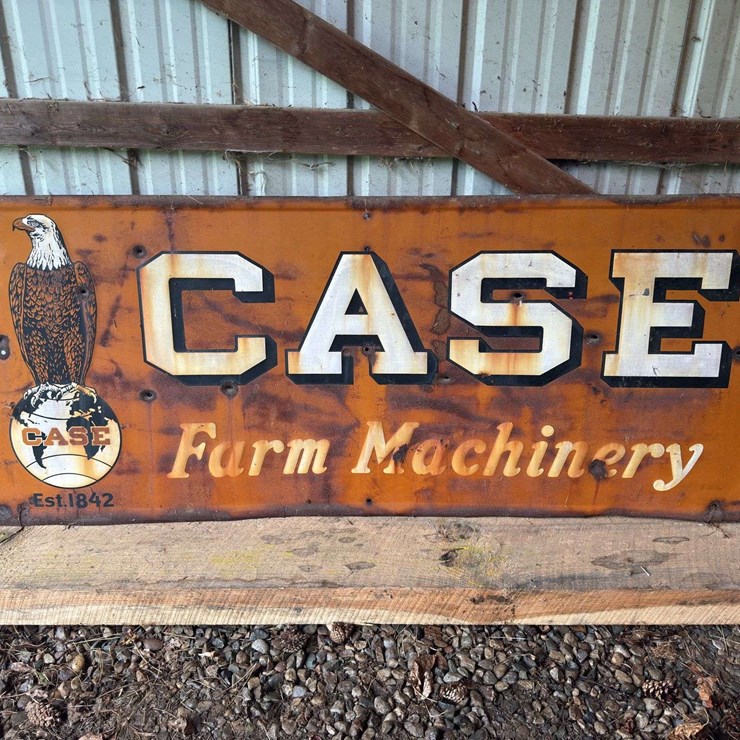 Case Farm Machinery Sign