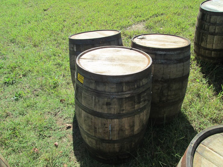 #29429-•-lot-of-(3)-whiskey-barrels-image-1