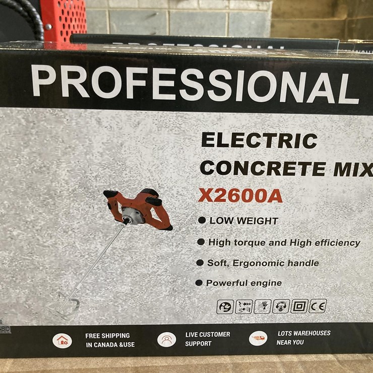 PROFESSIONAL X2600A CONCRETE MIXER 10047
