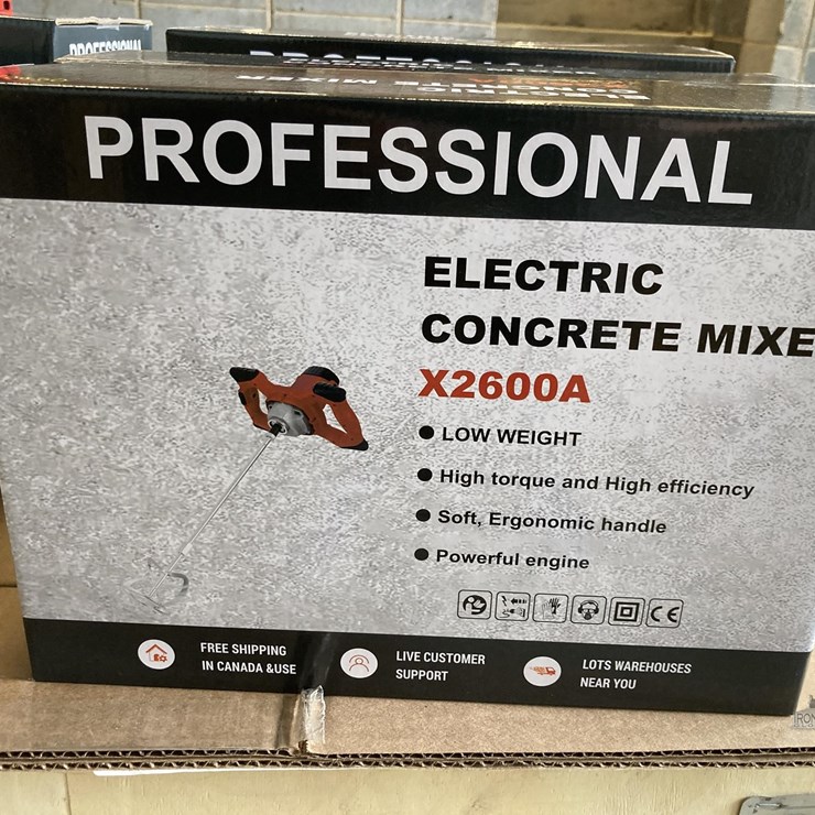 PROFESSIONAL X2600A CONCRETE MIXER 10050