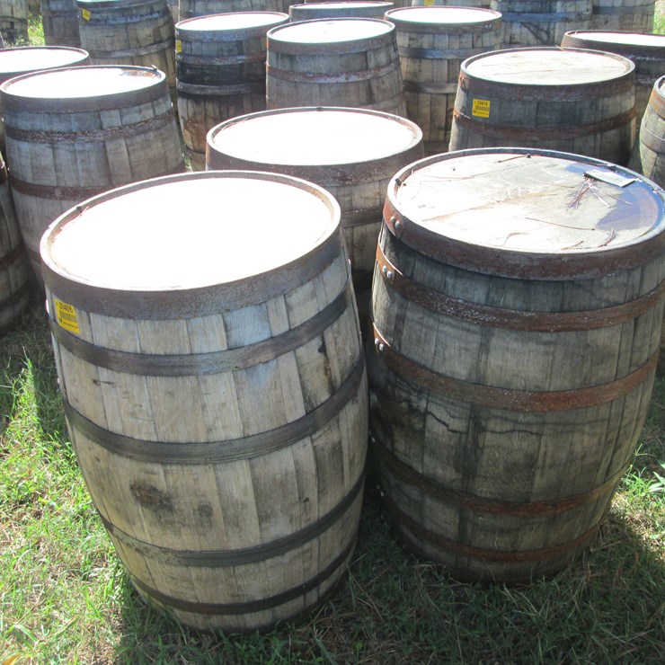 #29406 • Lot of (3) Whiskey Barrels