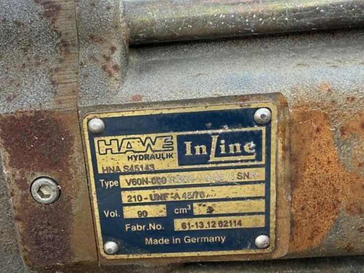 hawe-hydraulic-piston-pump-v60n-090,-ingersoll-rand-air-starter-&-electric-pump-image-6