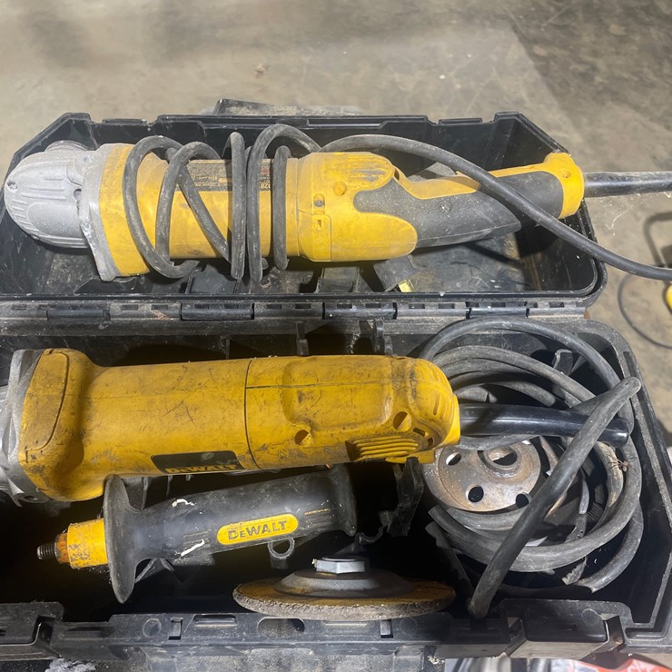 #62 • (2) DeWalt Angle Grinders