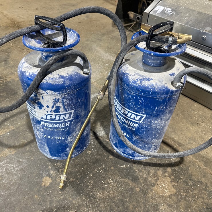 #70 • (2) Chapin 2gal Premier Metal Sprayer