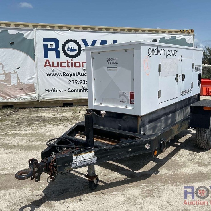 2007 Godwin Pumps GHP45KW-RC 45kW Towable Diesel Generator
