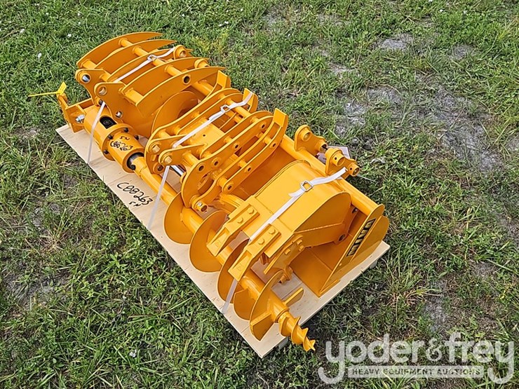 unused-2025-giyi-attachment-set-to-suit-mini-excavator-(8-of)-rake,-ripper,-grabber,-12”-auger,-16”-auger,-8”-narrow-bucket,-24”-bucket,-32”-bucket-to-suit-mini-excavator-image-1