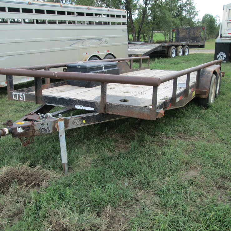 #29441 • Big Tex 10PI 18' T/A Steel Utility Trailer