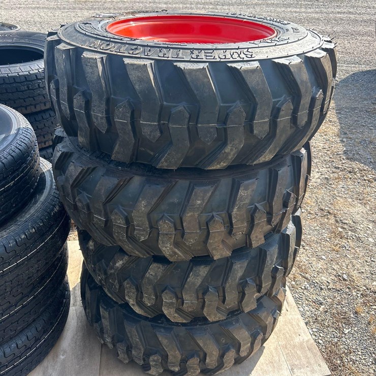 UNUSED Set of 4 10-16.5 Tires on rims