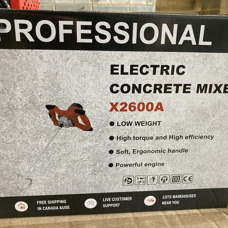 PROFESSIONAL X2600A CONCRETE MIXER 10048