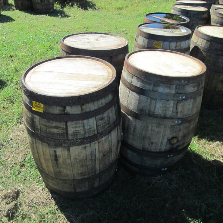 #29400 • Lot of (3) Whiskey Barrels
