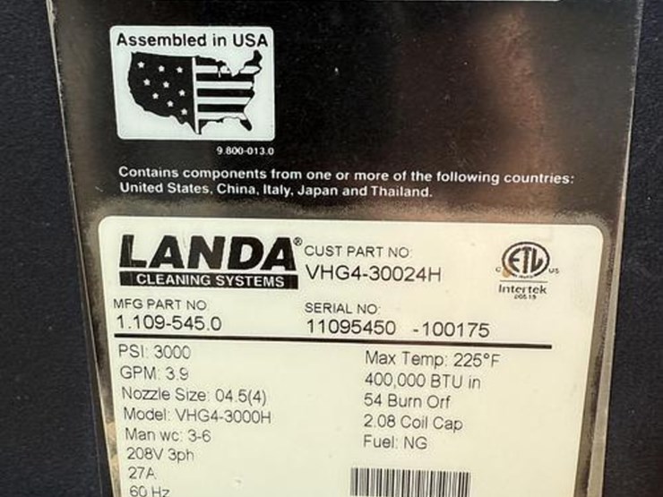 landa-vhg4-30024h-3ph/natural-gas-4gpm-@-3000psi-hot-water-pressure-washer-image-4