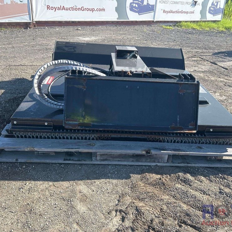 BrushFox XHD-78HF 78in Rotary Brush Cutter Skid Steer Attachment