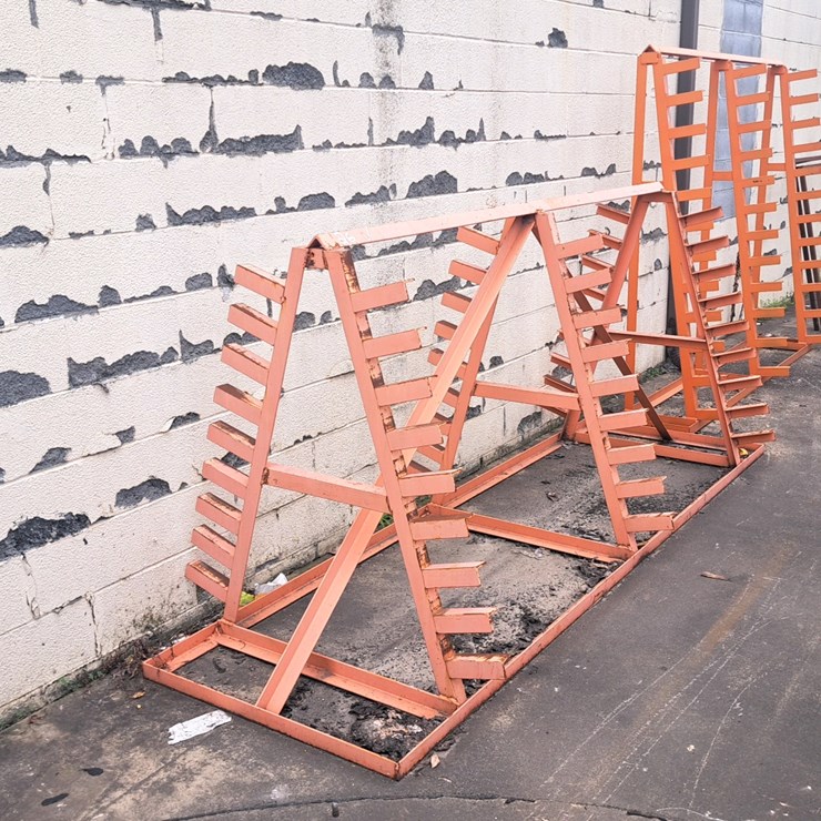 #187 • 2 Steel material racks