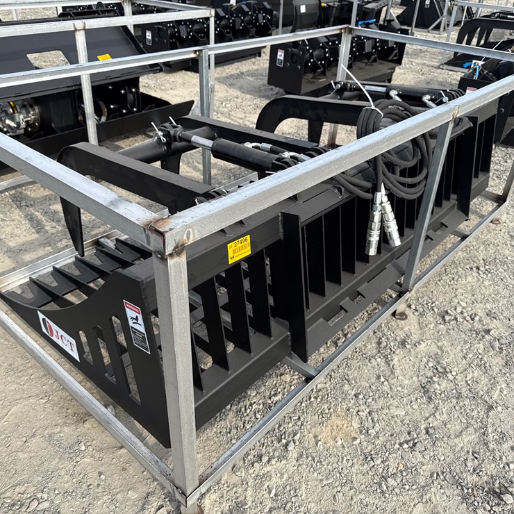 #2080 • Unused JCT 7' Skid Steer Rock Grapple Bucket INV# 27496