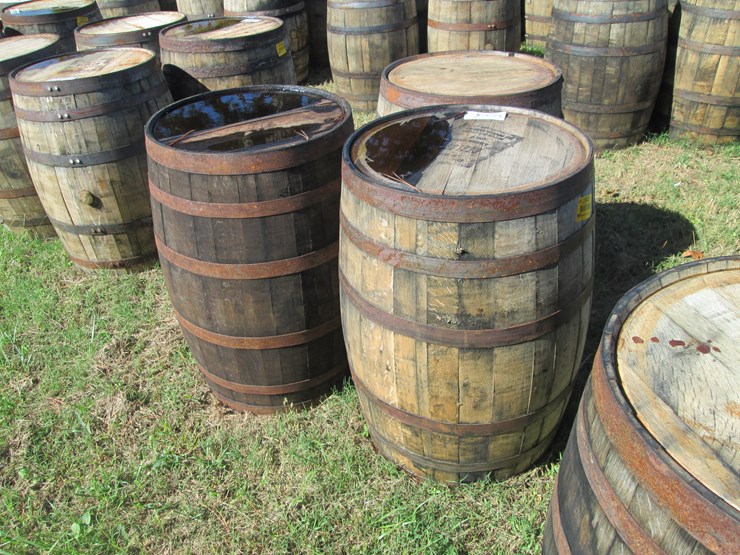 #29401-•-lot-of-(3)-whiskey-barrels-image-2