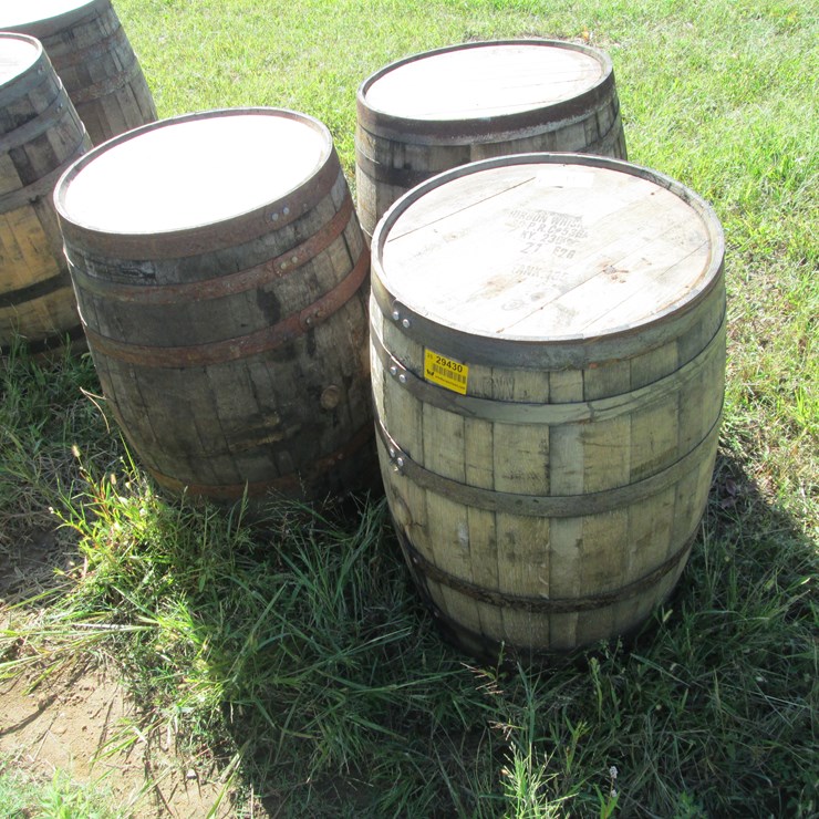 #29430 • Lot of (3) Whiskey Barrels