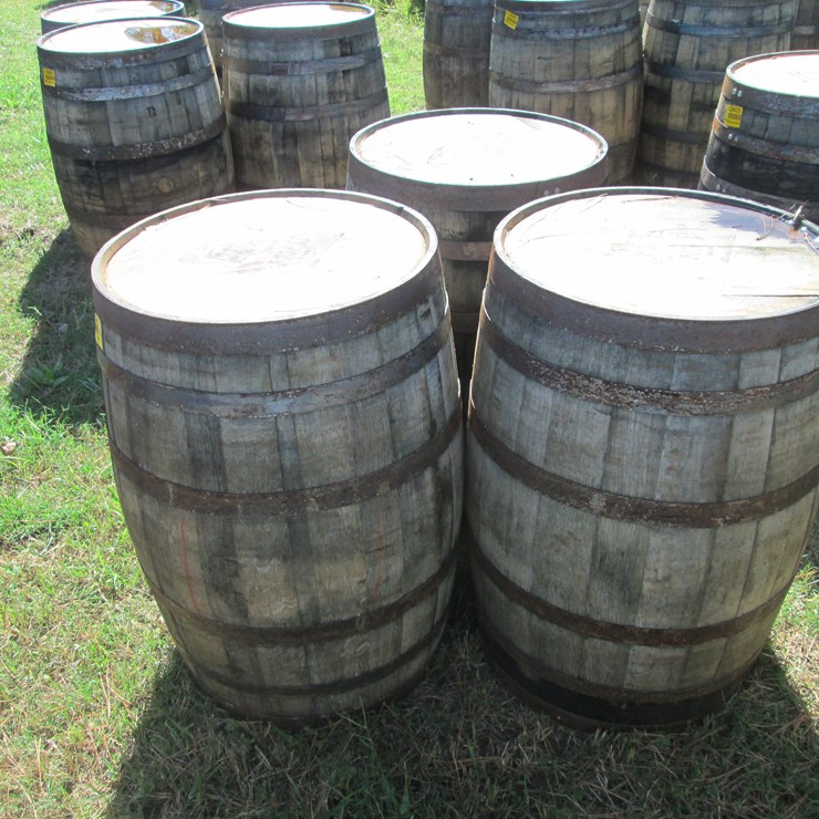 #29407 • Lot of (3) Whiskey Barrels