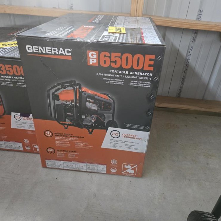 #2568 • Unused GP6500E Generac Generator