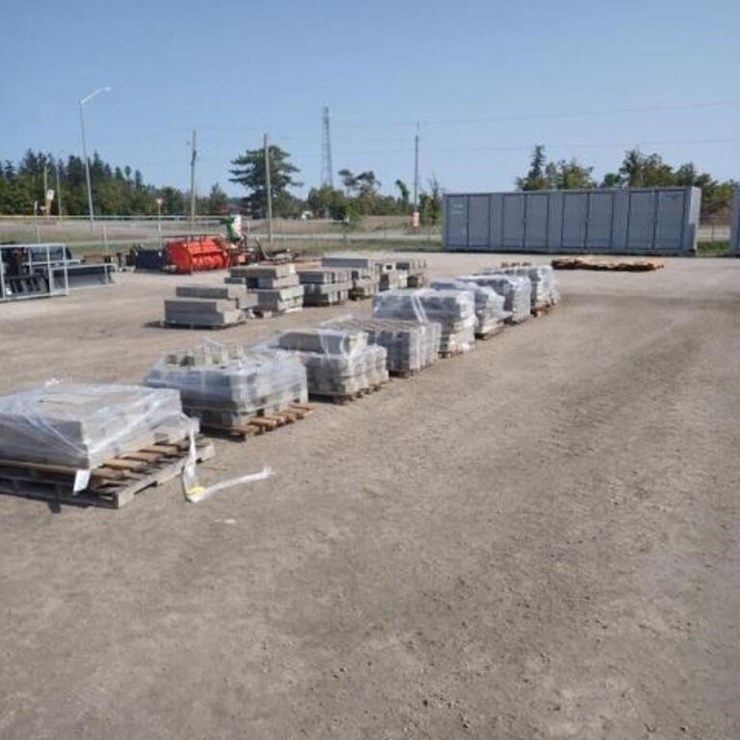 Qty Of (8) Skids Of Turfstone Pavers & Decor Stone