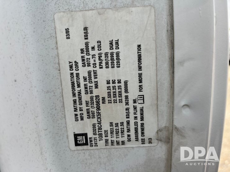2005-chevrolet-c8500-cab/chassis-(jn0785,-unit-98847)-image-85