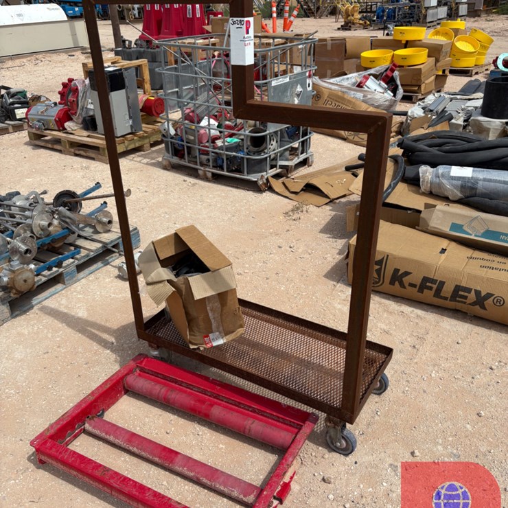 41” X 17” ROLLING TOOL CART & PALLET OF 1” TYPE EF CONDUIT