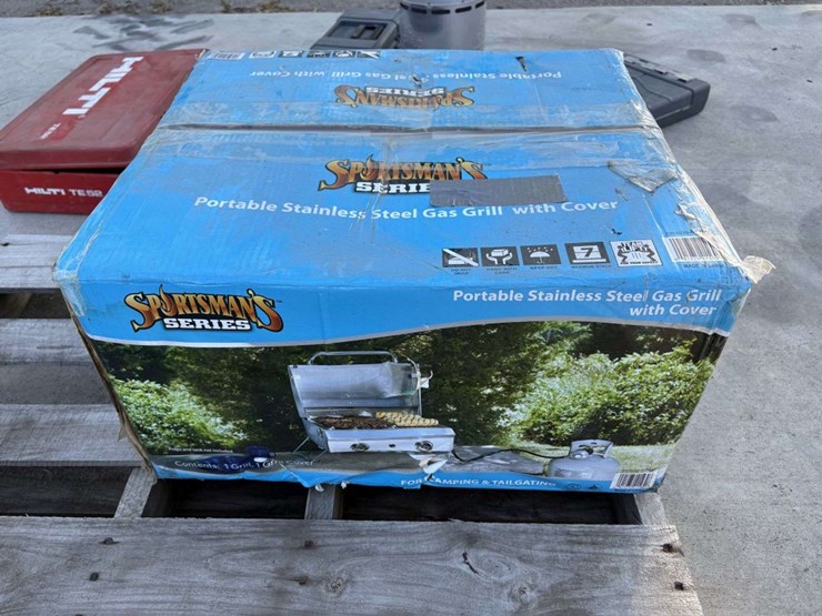 sportsman-series-portable-ss-gas-grill,-with-cover,-nib;-construction-heater,-lp-image-3