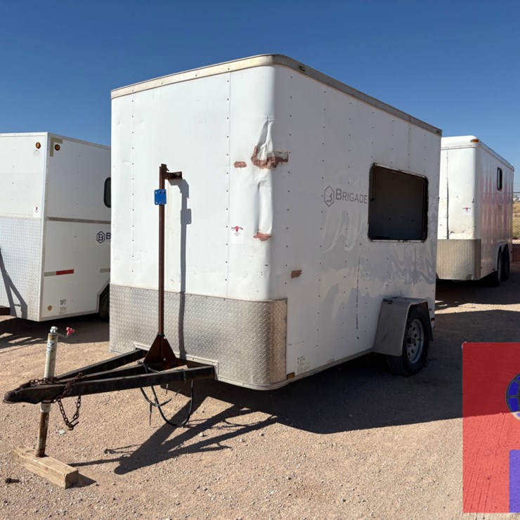 2019 LARK UNITED 10’ X 6’ S/A BUMPER PULL MOBILE OFFICE TRAILER