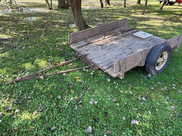 home-made-2-wheeled-trailer,-tilt-bed,-no-title,-8’x6’3”,-16”-tires-image-1