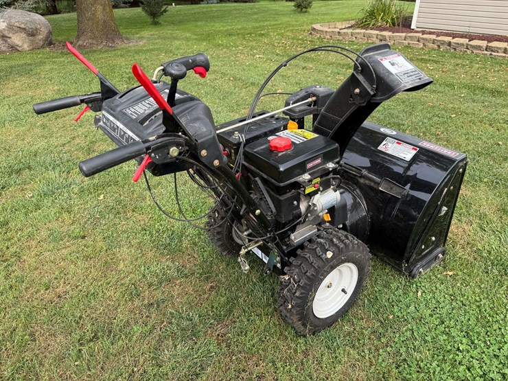 craftsman-28”-snowblower,-electric-start,-running-condition-per-seller-image-4
