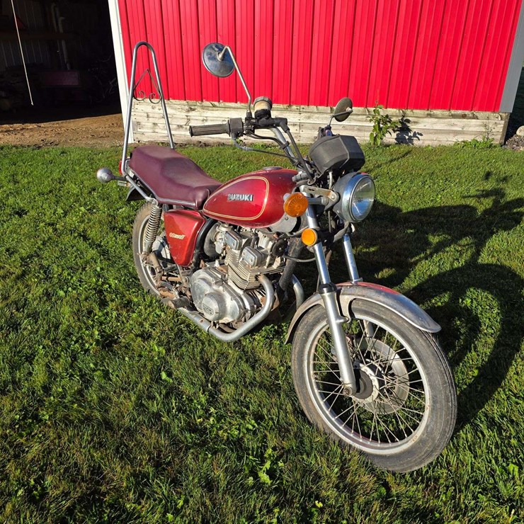1980 Suzuki TSCC Motorcycle, Shows 6,665 Miles, Non Running, History is Unknown *No Title