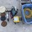contents-of-tote:-led-shop-light;-makita-belt-sander,-air-angle-sander,-with-pads;-romex-wire-image-1