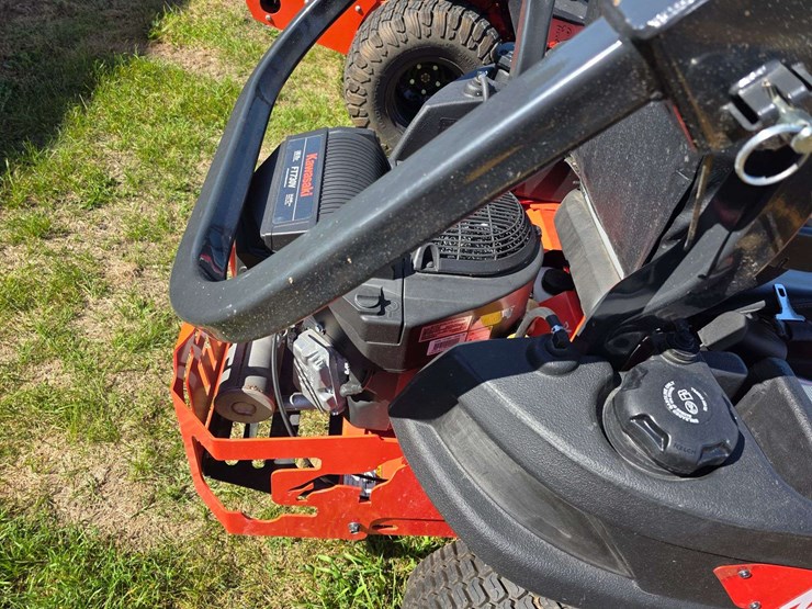 kioti-54”-zero-turn-lawn-mower,-24hp-kawasaki-engine,-33-hours,-dual-fuel-tanks,-fresh-service,-sn:-image-9