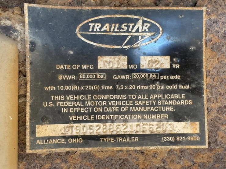 2002-trail-star-28'-t/a-aluminum-dump-trailer-image-19
