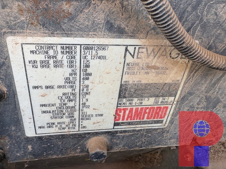 stamford-100kw-3-phase-ac-generator-p/b:-8-cylinder-natural-gas-engine-image-10