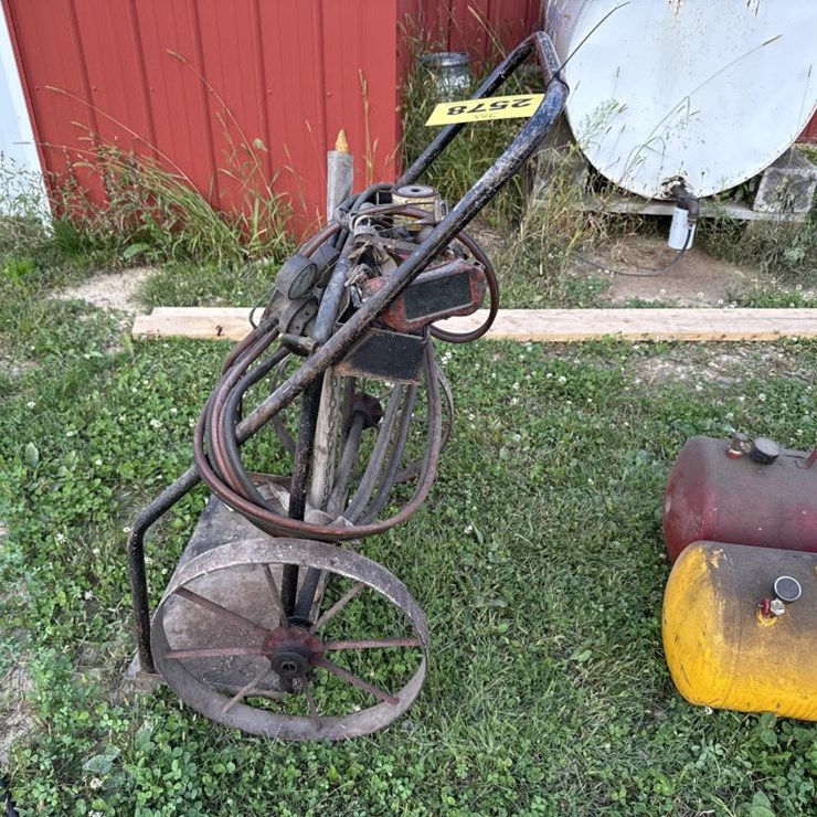 #2578 • Torch Cart W/Hoses