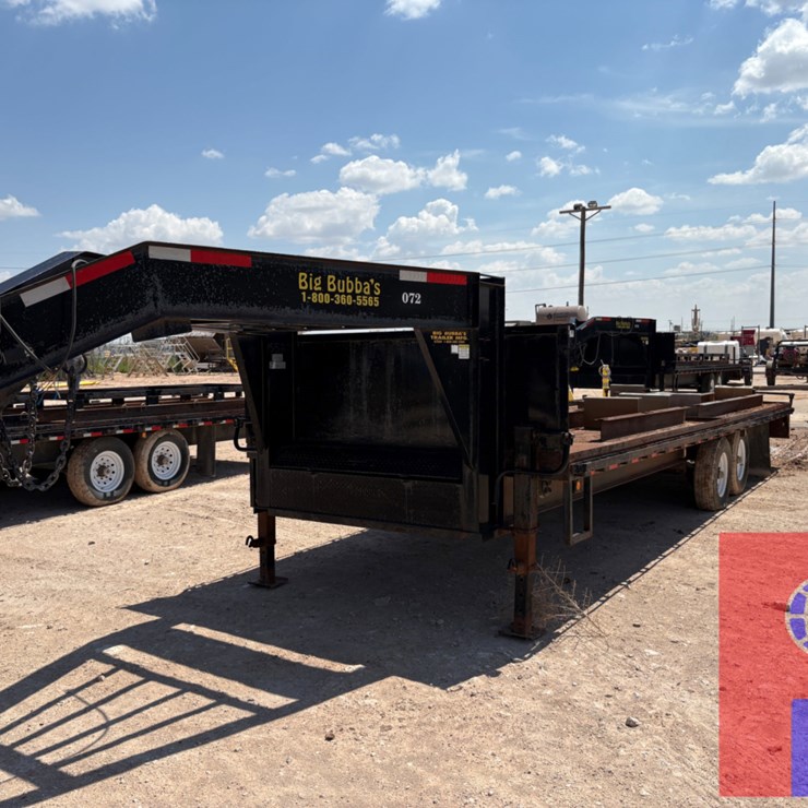 2020 BIG BUBBA'S TRAILERS 24’ X 8’ T/A GOOSENECK TRAILER