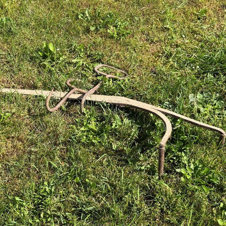 Hay Saw and 2 Bale Hooks