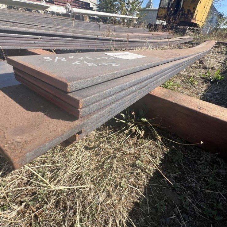 5"x3/8" Steel Flat Bars, Qty. 12