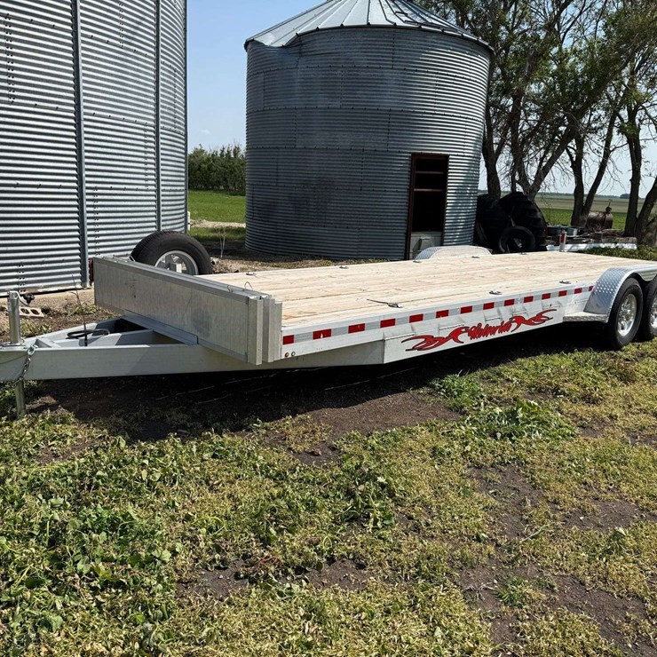 2023 Wolverine 26' Aluminum Trailer, (2) 7,000lb Axles, (2) 7,000lb Ramps, Wood Floor, 235/80R16 Tir