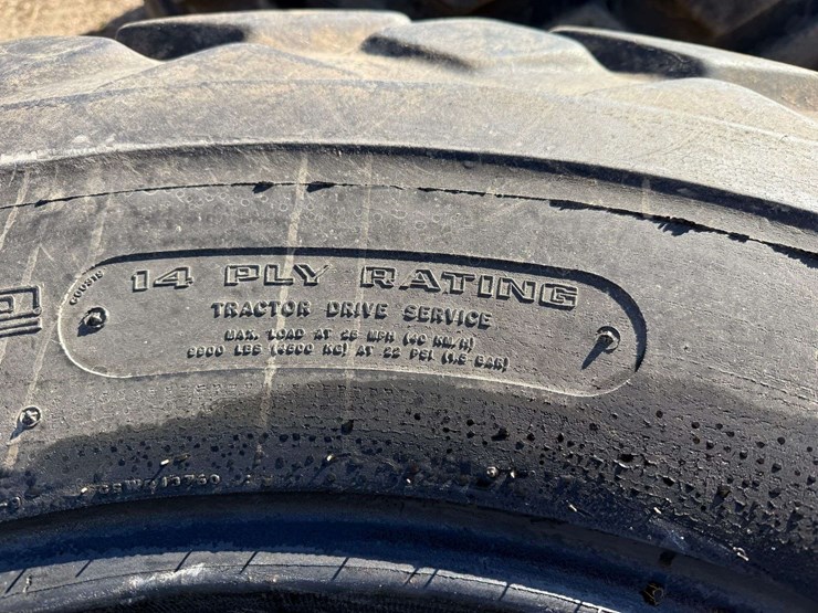 (2)-used-goodyear-20.5l-32-diamond-tread-tires,-one-holds-air-but-one-needs-a-tube,-buying-all-for-o-image-9